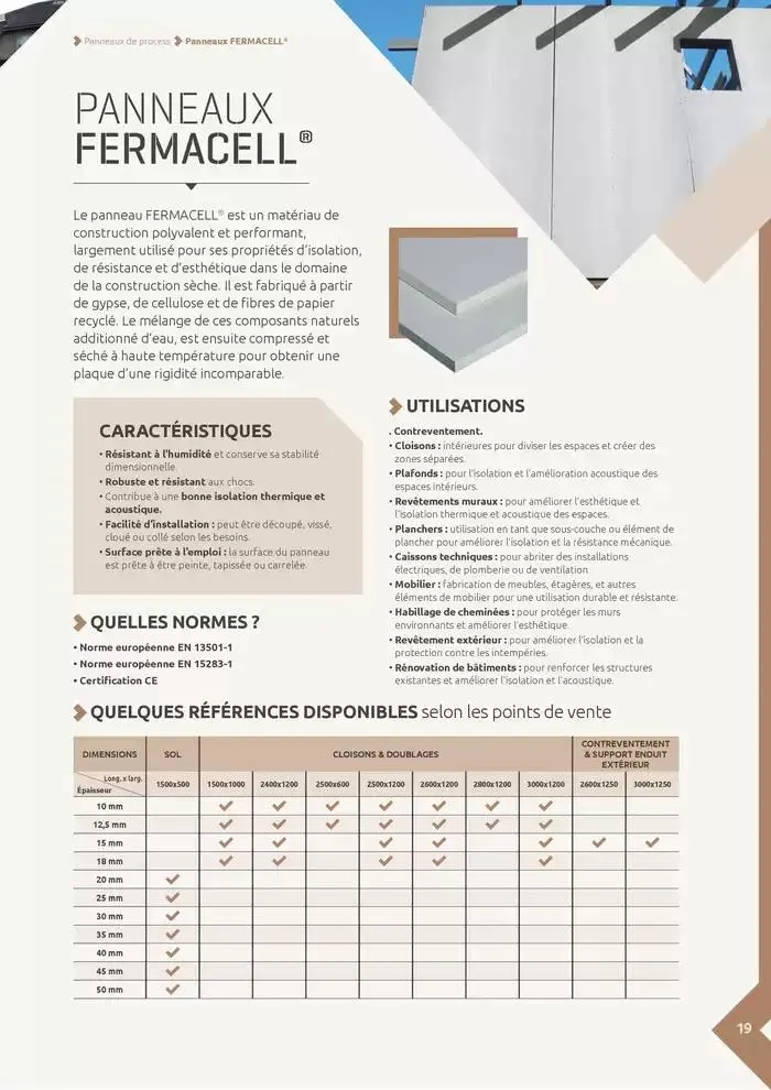 Aménagents Intérieurs du 9 décembre au 9 juin 2025 - Catalogue page 19