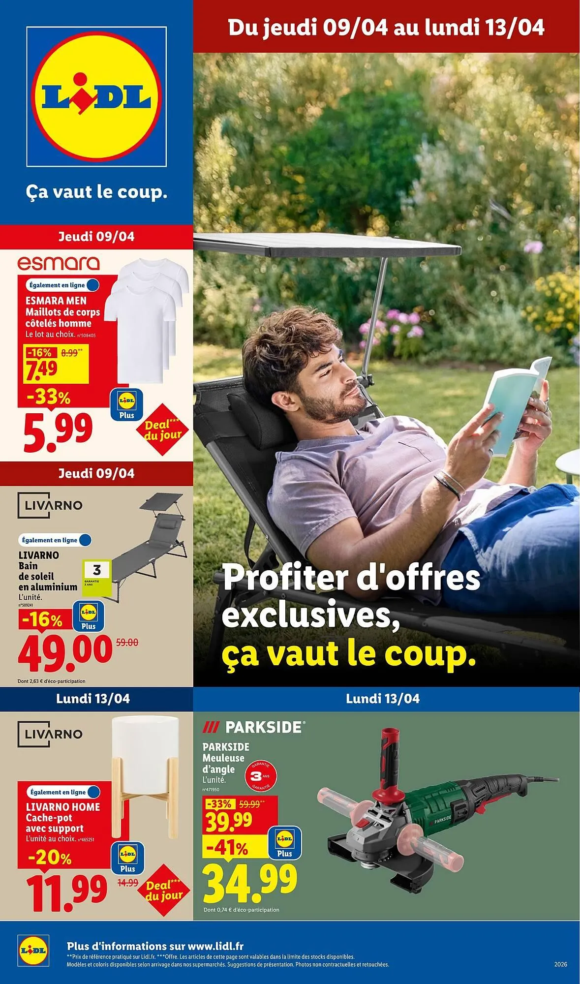 Catalogue Lidl du 9 avril au 13 avril 2026 - Catalogue page 1
