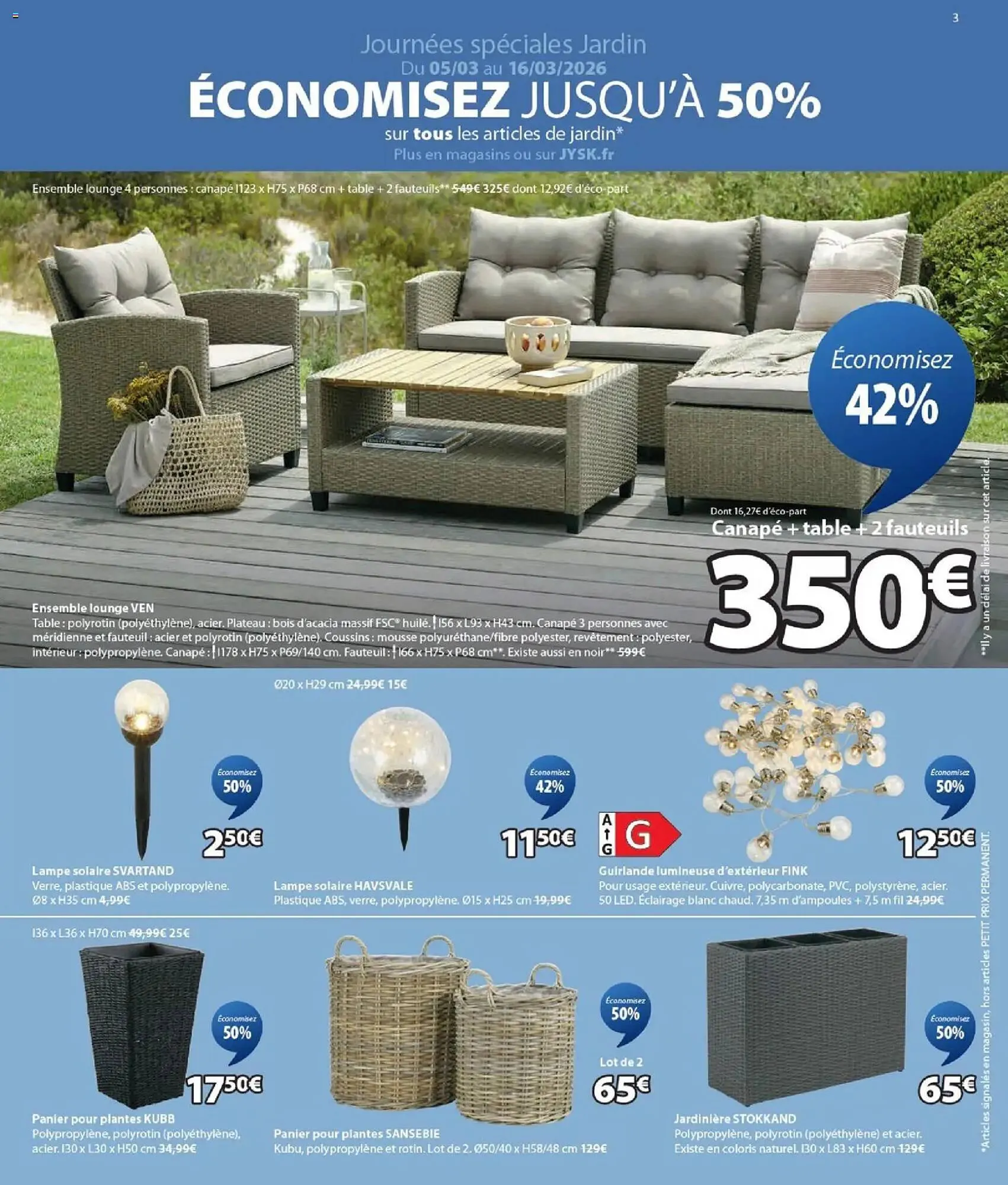 Catalogue JYSK du 5 mars au 16 mars 2026 - Catalogue page 3