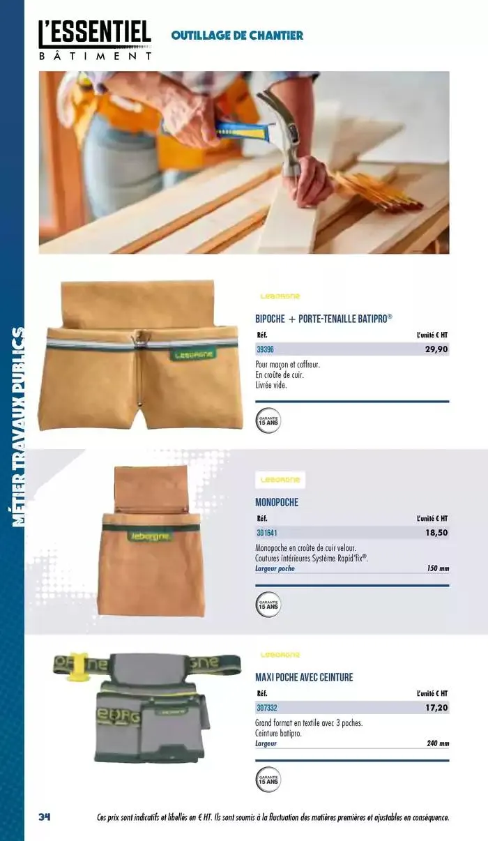 Essentiel Batiment 2025 du 3 janvier au 31 décembre 2025 - Catalogue page 36