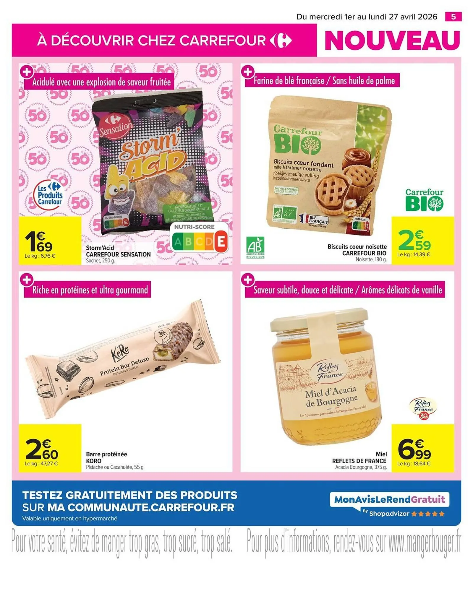Catalogue Carrefour du 1 avril au 27 avril 2026 - Catalogue page 5