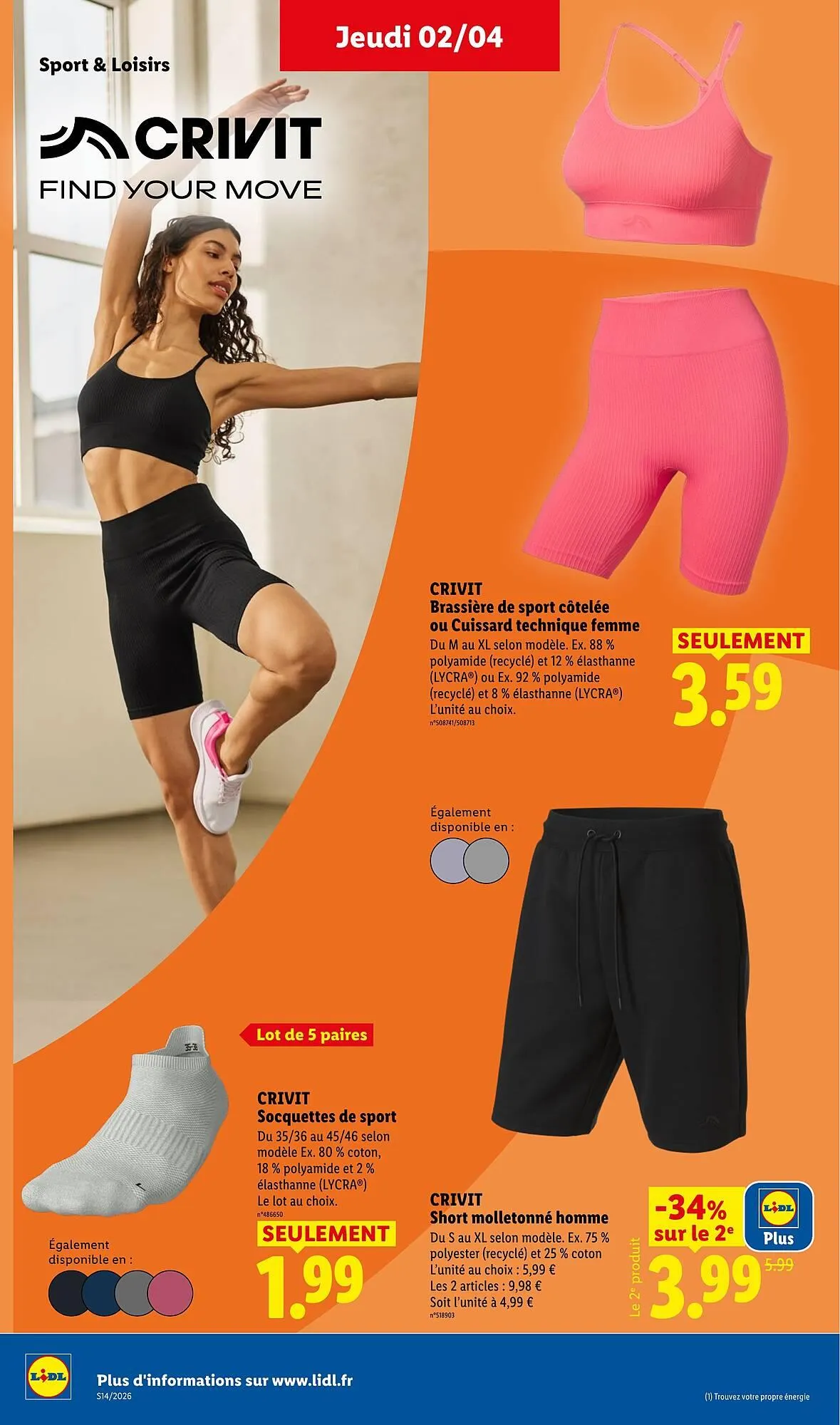 Catalogue Lidl du 2 avril au 8 avril 2026 - Catalogue page 44