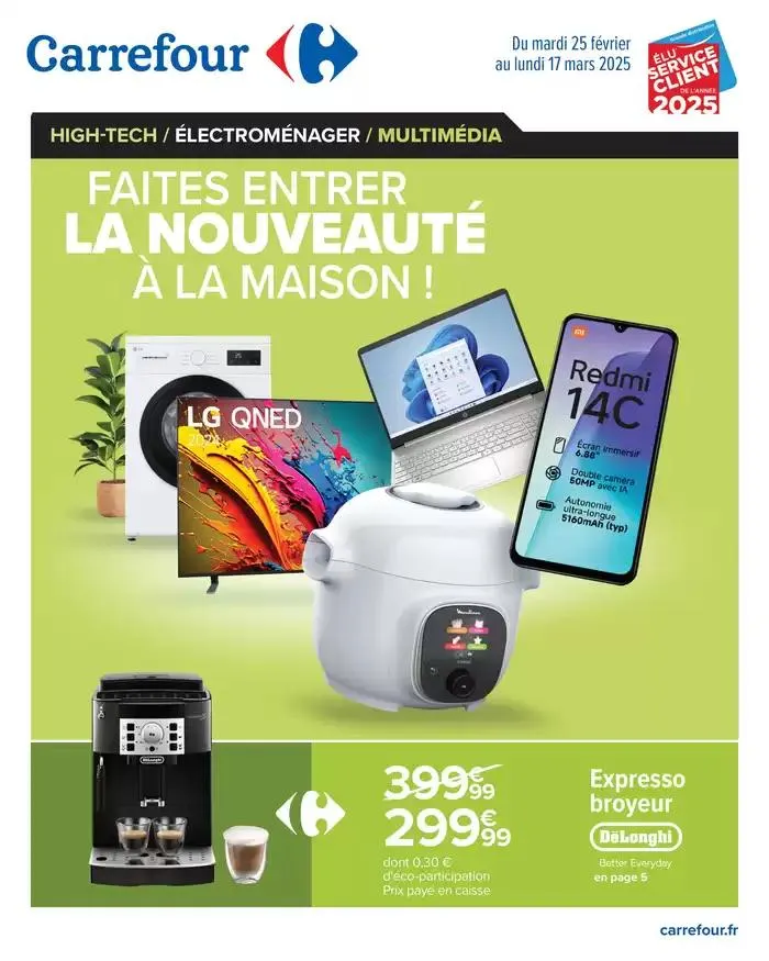FAITES ENTRER LA NOUVEAUTÉ DANS LA MAISON ! du 25 février au 17 mars 2025 - Catalogue page 1
