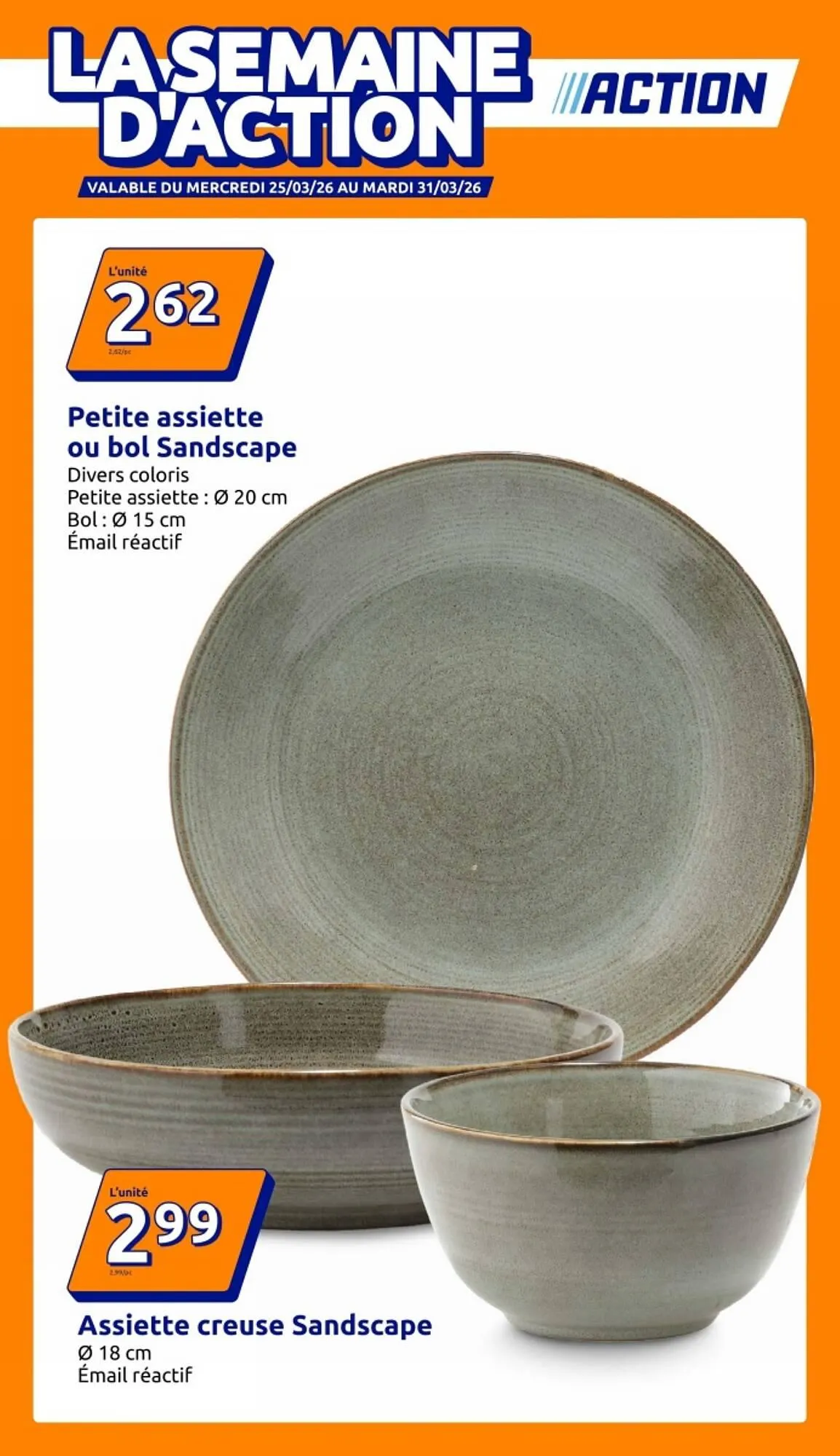 Catalogue Action du 25 mars au 31 mars 2026 - Catalogue page 1