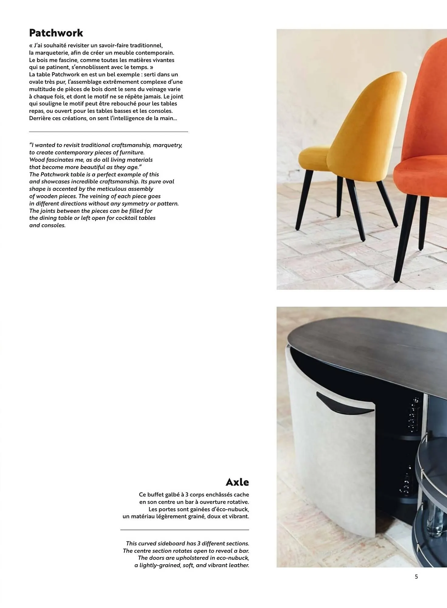 catalogue Roche Bobois du 2 septembre au 1 janvier 2026 - Catalogue page 5