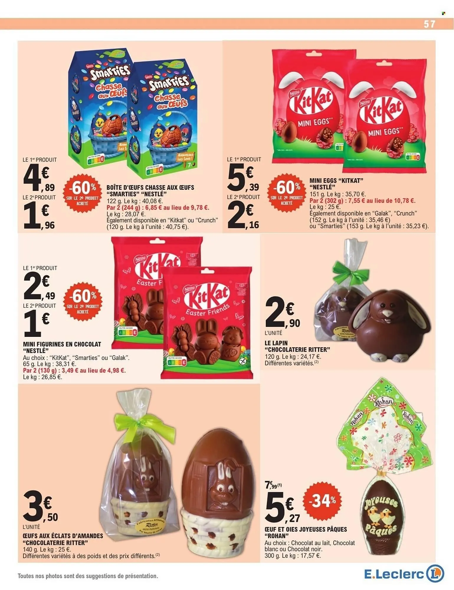 Catalogue E.Leclerc du 24 mars au 4 avril 2026 - Catalogue page 57