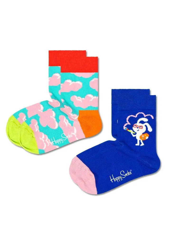 2-Pack Kids Clouds Sock
