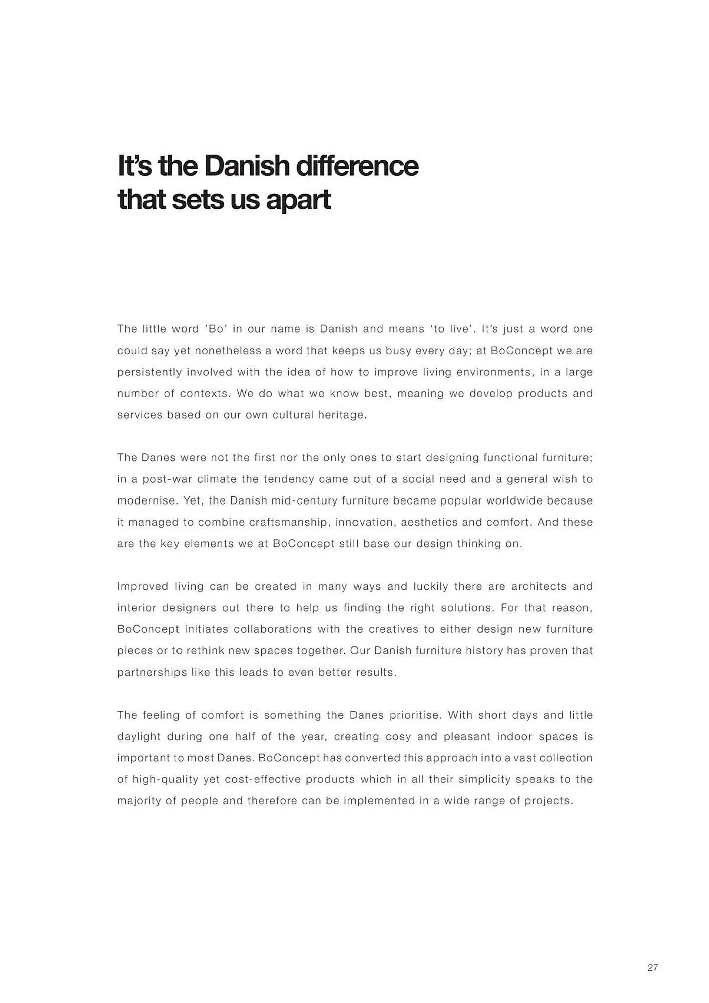 Catalogue BoConcept du 7 janvier au 31 décembre 2025 - Catalogue page 27