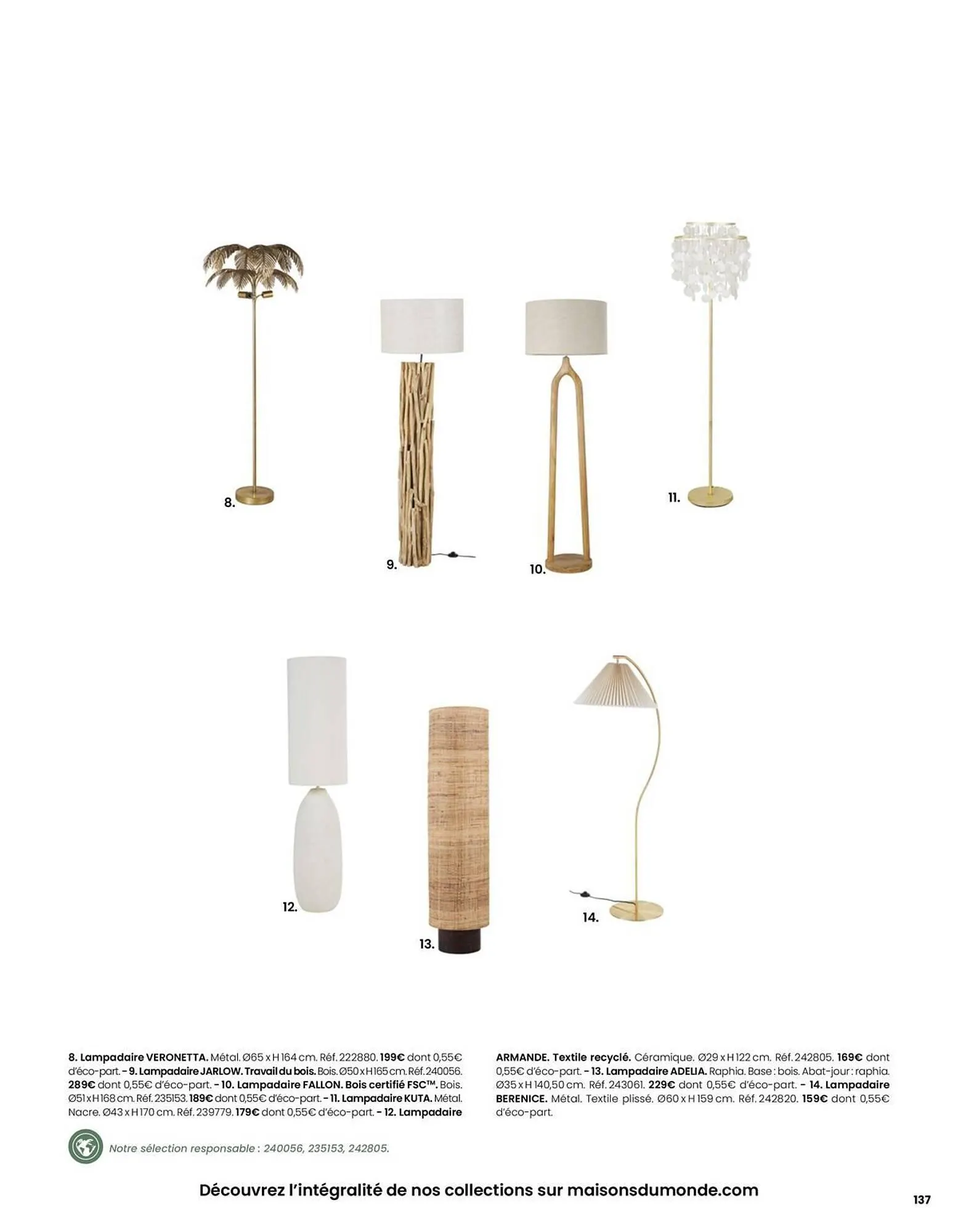 Catalogue Maisons du Monde du 11 décembre au 31 décembre 2025 - Catalogue page 137