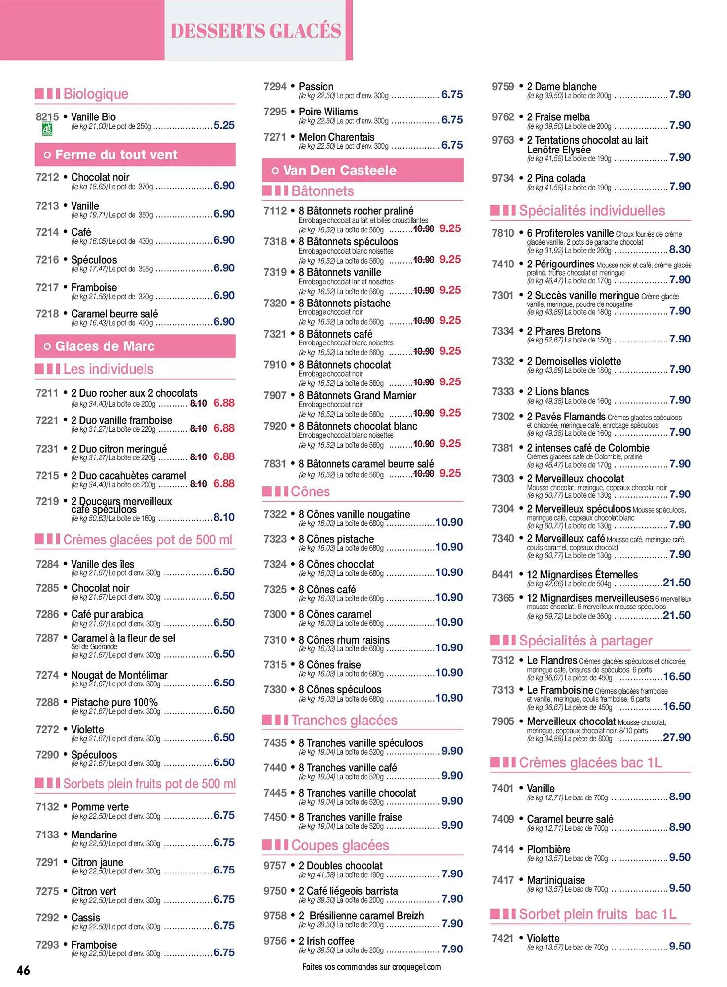 Catalogue Croque Gel du 28 octobre au 26 novembre 2023 - Catalogue page 46