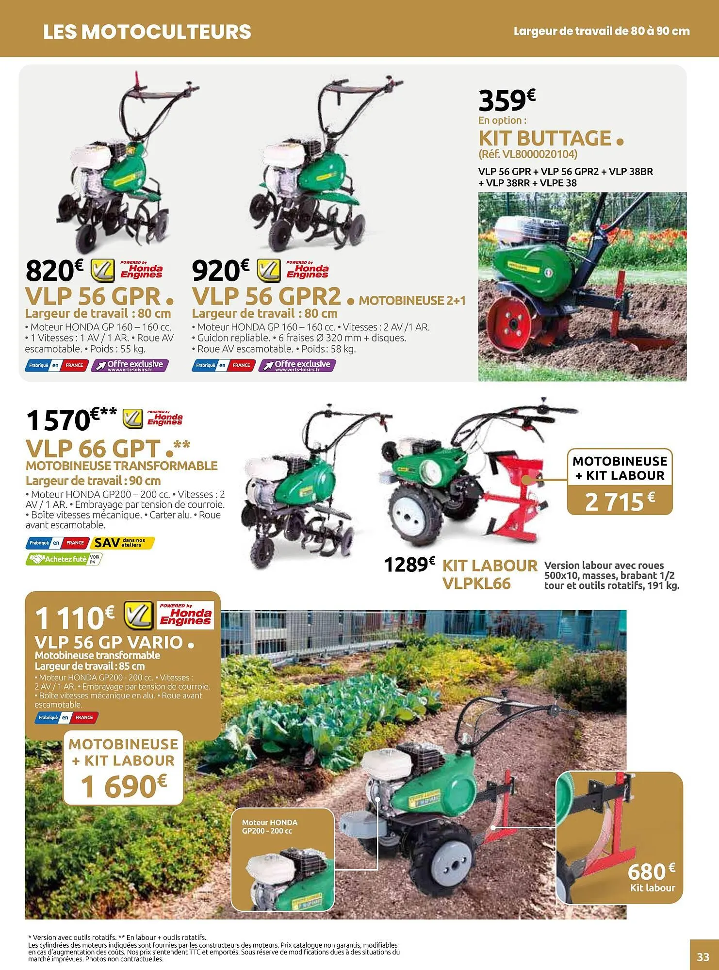 Catalogue Verts Loisirs du 5 mars au 29 décembre 2025 - Catalogue page 33