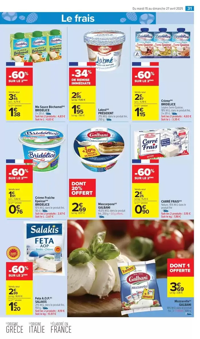 JOYEUSES PÂQUES du 15 avril au 27 avril 2025 - Catalogue page 33