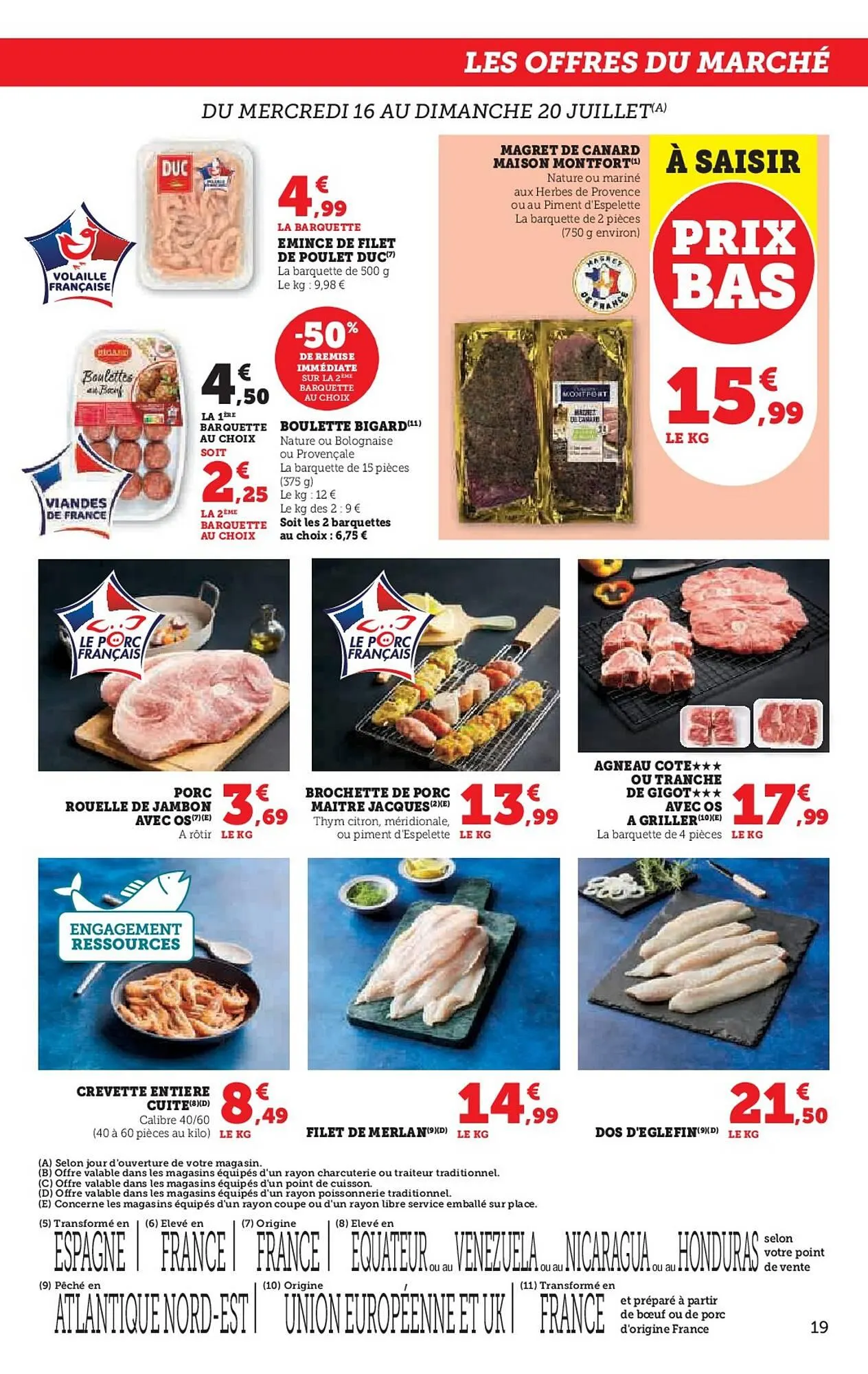 Catalogue Super U du 16 juillet au 27 juillet 2025 - Catalogue page 19