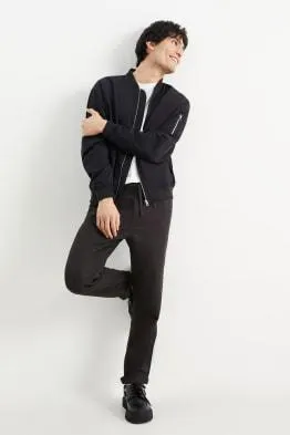 Chinos - tapered fit - linen blend