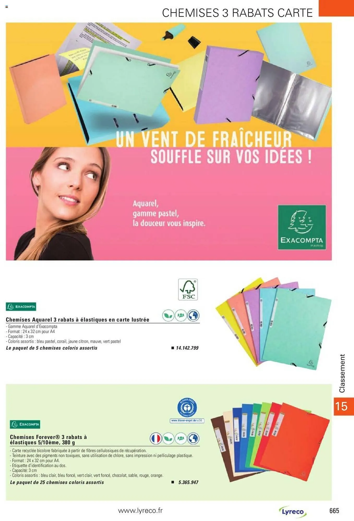 Catalogue Lyreco du 15 mai au 31 décembre 2023 - Catalogue page 665