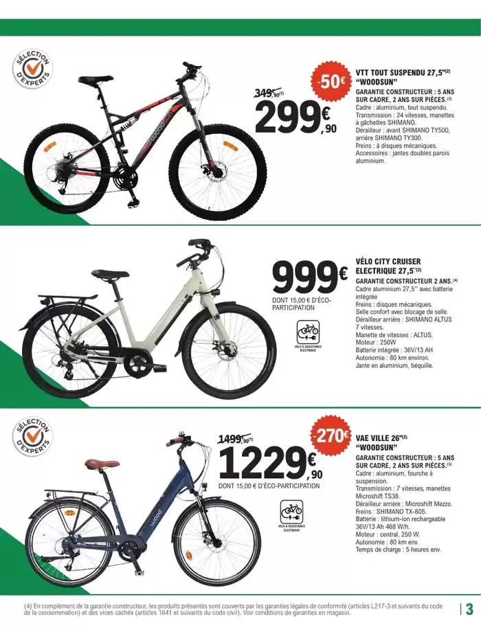 E.Leclerc Sports PRINTEMPS du 25 mars au 12 avril 2025 - Catalogue page 3