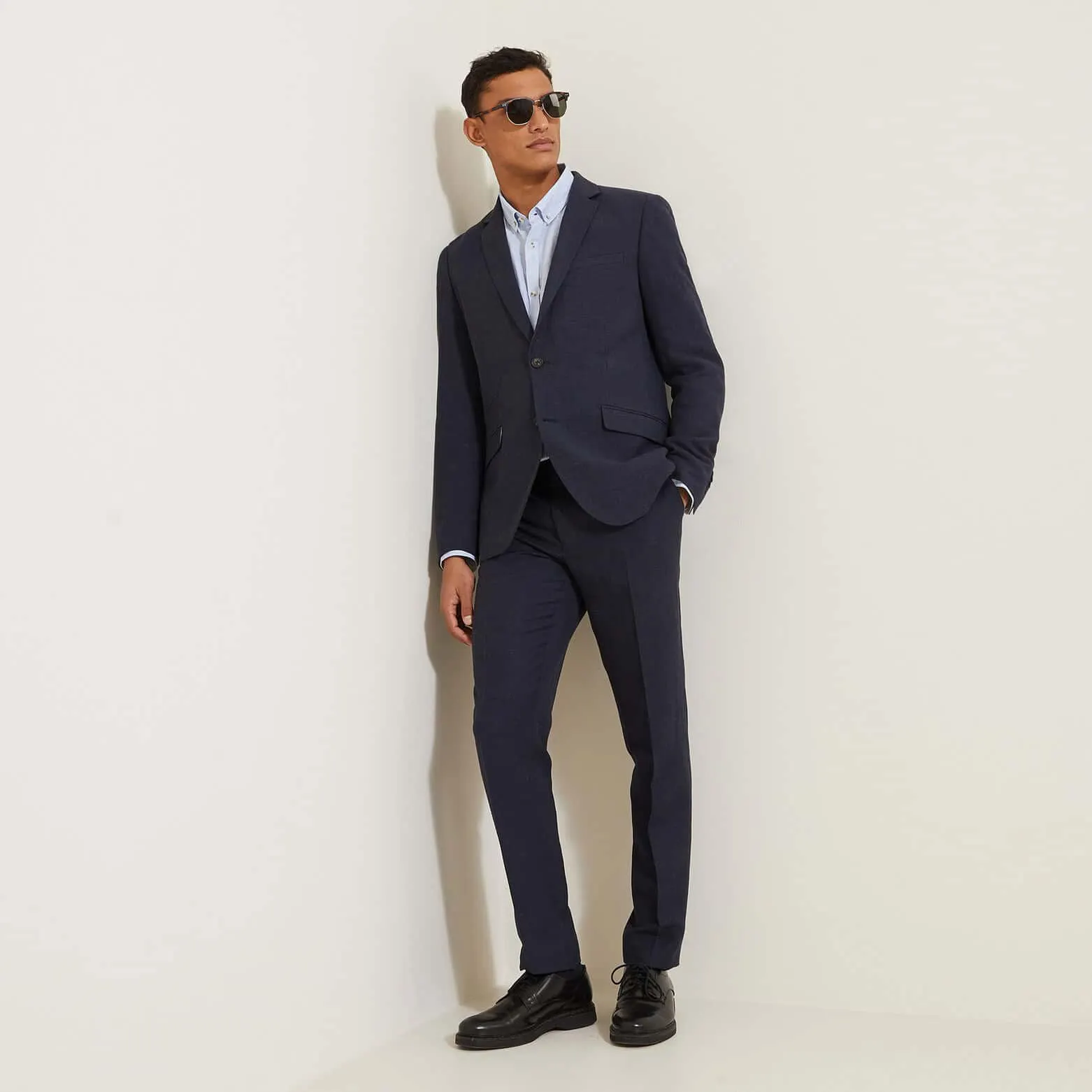 Costume 2 pièces slim confort - Bleu foncé