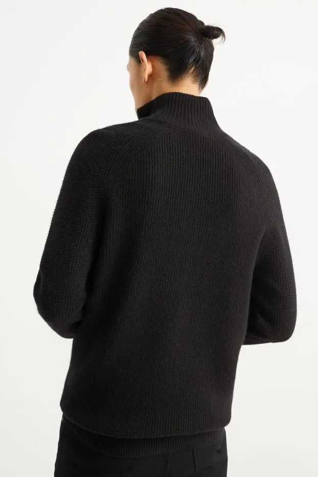 Jumper with cashmere - wool blend