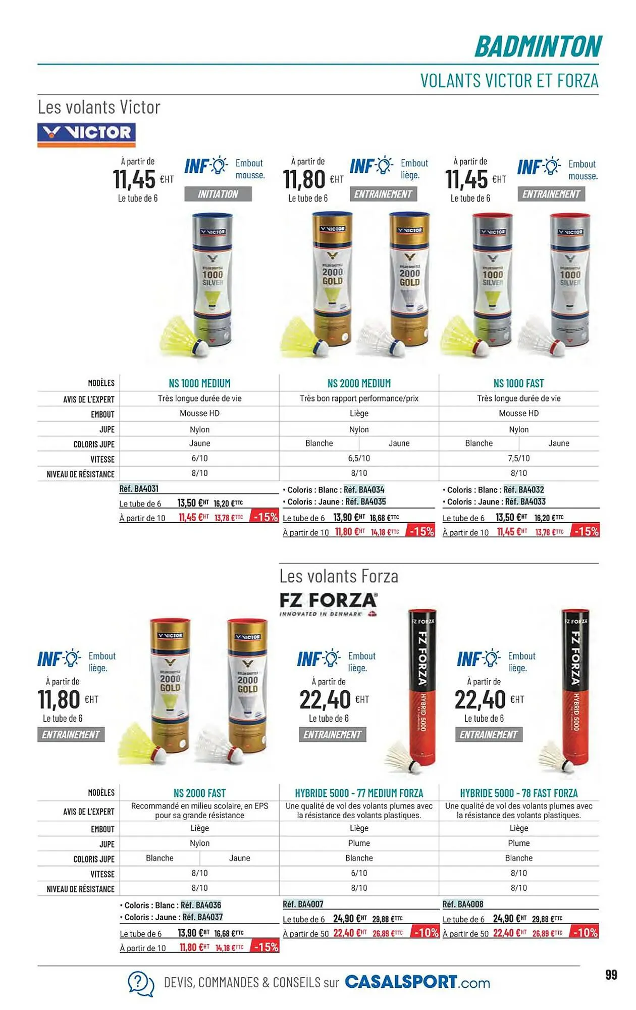 Catalogue Casal Sport du 22 janvier au 31 décembre 2026 - Catalogue page 71