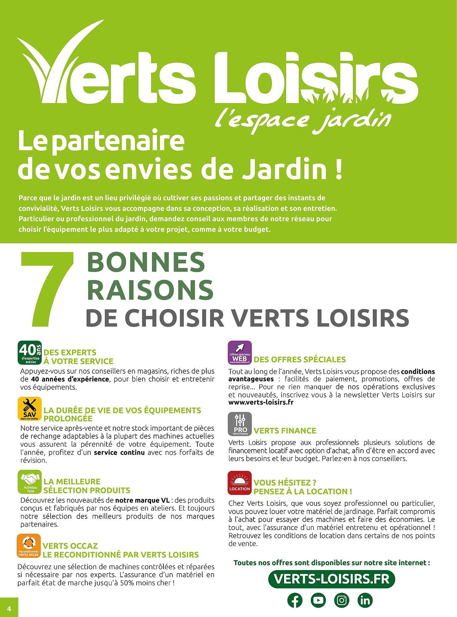 Catalogue Verts Loisirs du 18 mars au 30 mai 2026 - Catalogue page 4
