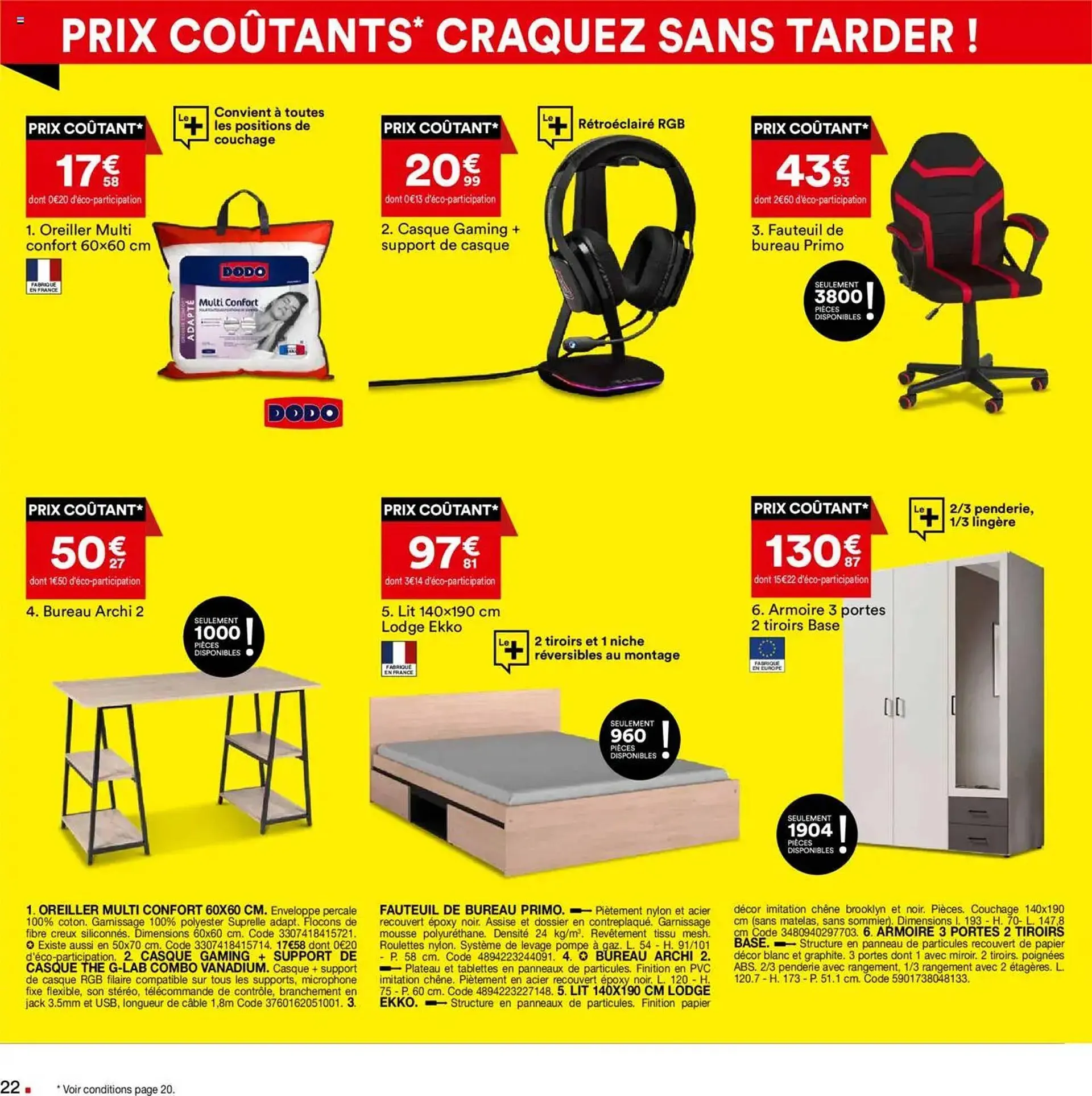 Catalogue BUT du 27 mai au 23 juin 2025 - Catalogue page 22