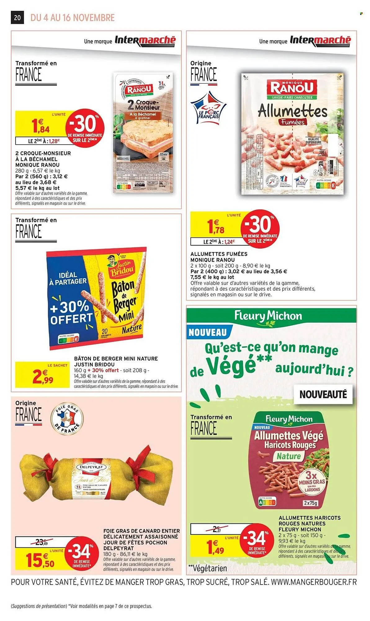 Catalogue Intermarché du 4 novembre au 16 novembre 2025 - Catalogue page 20