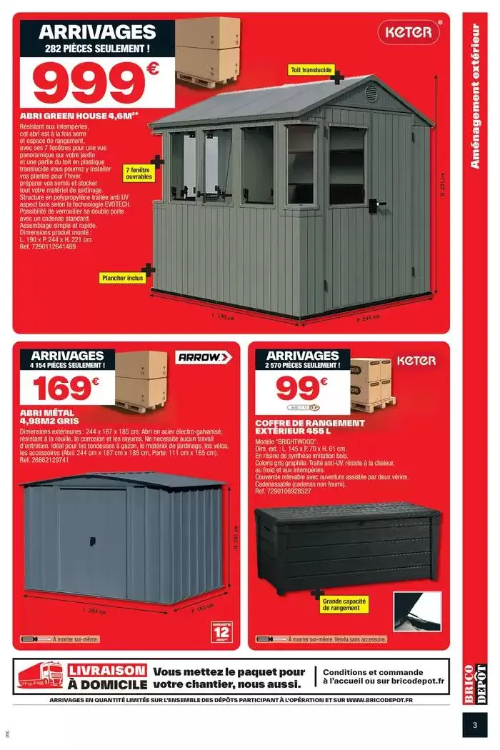 Voyez plus grand avec nos prix dépôts ! du 7 mars au 20 mars 2025 - Catalogue page 3