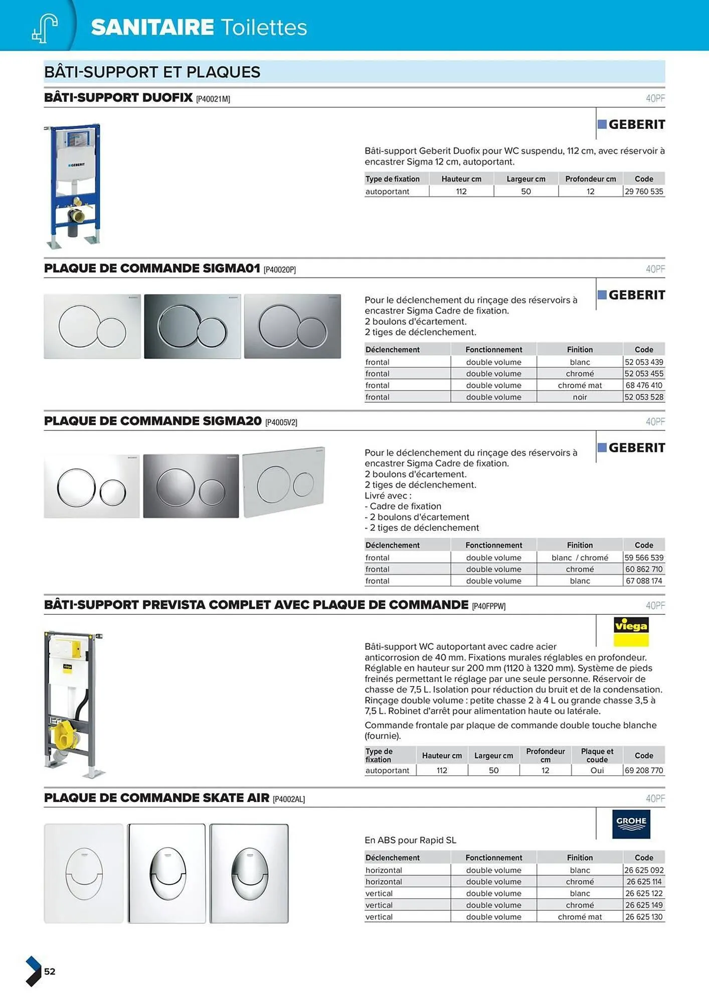 Catalogue Prolians du 2 octobre au 31 décembre 2025 - Catalogue page 52