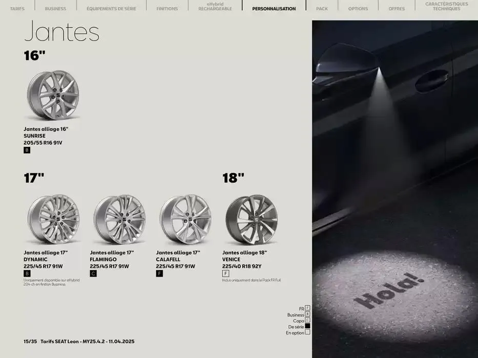 SEAT Leon 5 portes du 14 avril au 14 avril 2026 - Catalogue page 15
