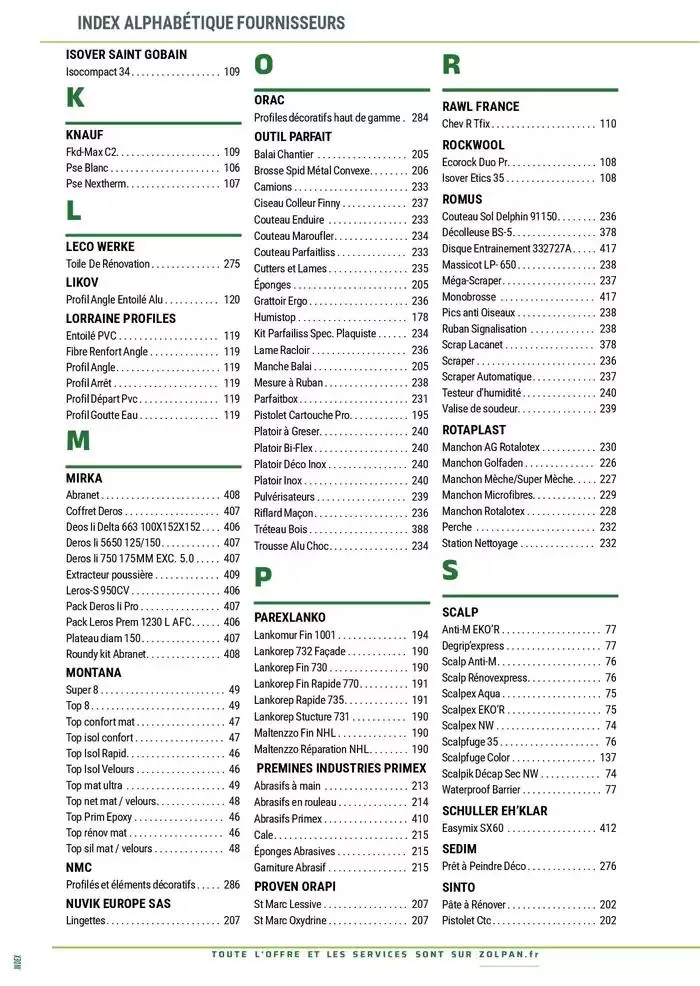 Le Guide Pro 2025 du 13 janvier au 31 décembre 2025 - Catalogue page 430
