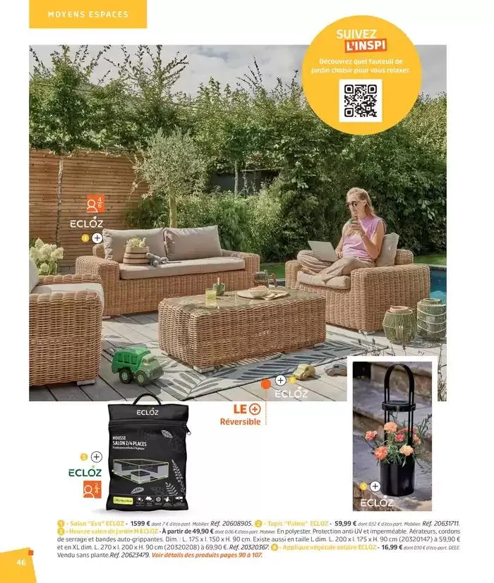 BARBEUC, SIESTE, PÉTANQUE PLACE À LA DÉTENTE du 27 février au 23 juin 2025 - Catalogue page 46