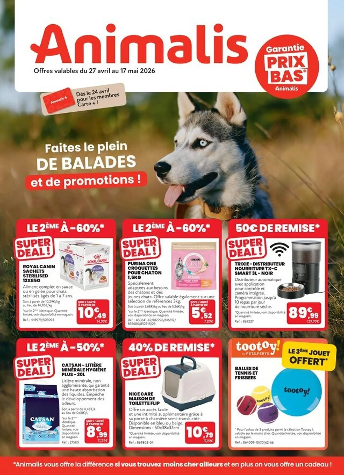 Catalogue Animalis du 27 avril au 17 mai 2026 - Catalogue page 1