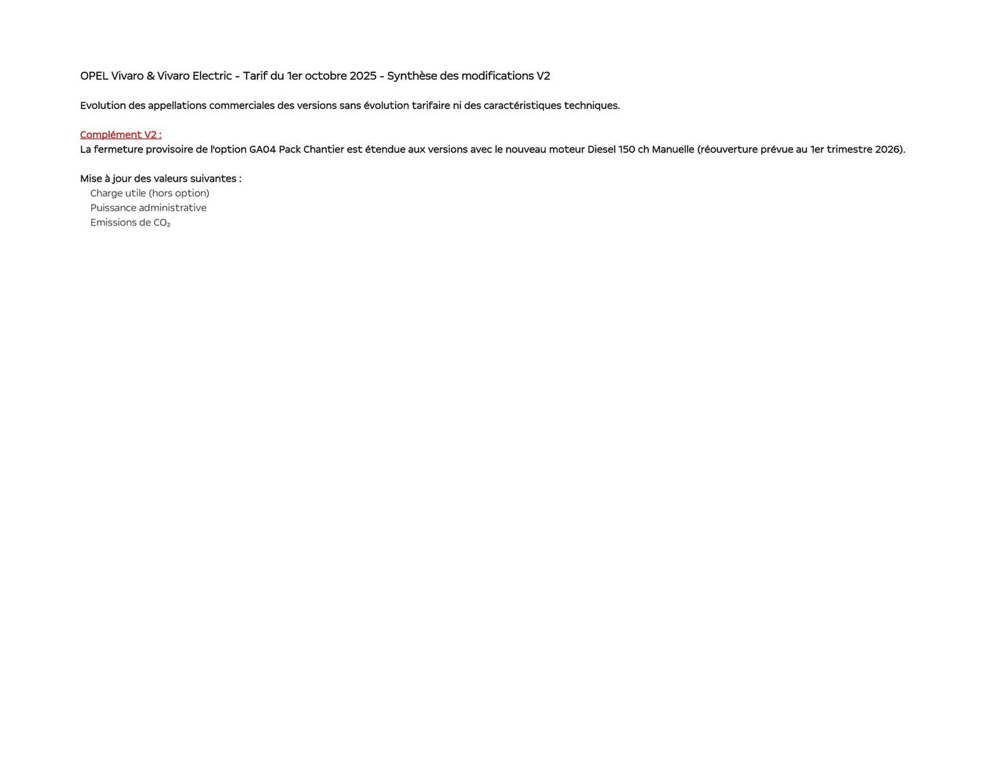 Catalogue Opel du 24 octobre au 30 novembre 2025 - Catalogue page 2