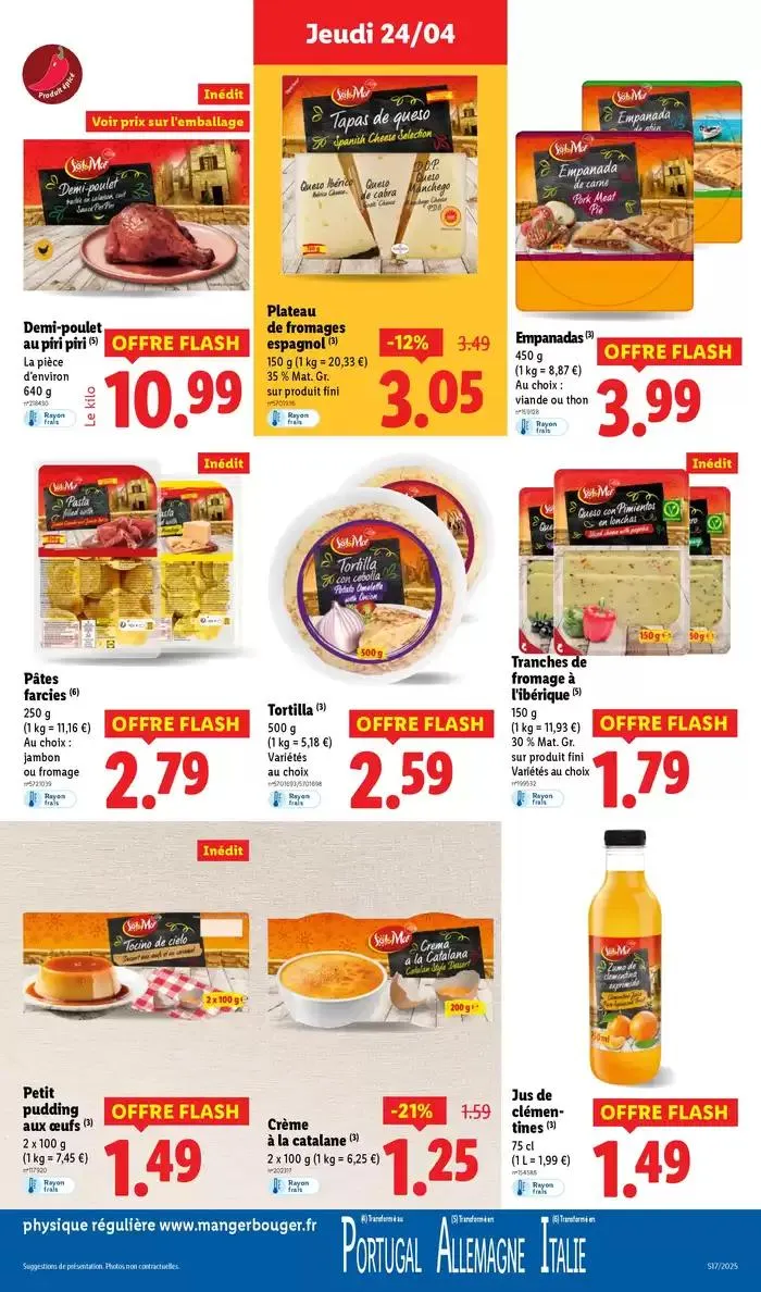 Fan de barbecue ? Retrouvez une sélection de viandes, sauces et bien plus à prix Lidl ! du 24 avril au 29 avril 2025 - Catalogue page 25