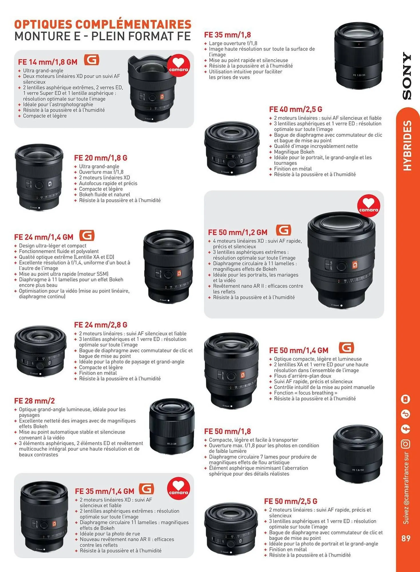 Catalogue Camara du 2 juillet au 31 décembre 2025 - Catalogue page 89