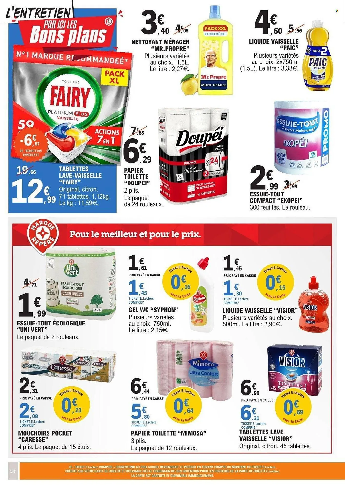 Catalogue E.Leclerc du 24 mars au 6 avril 2026 - Catalogue page 54