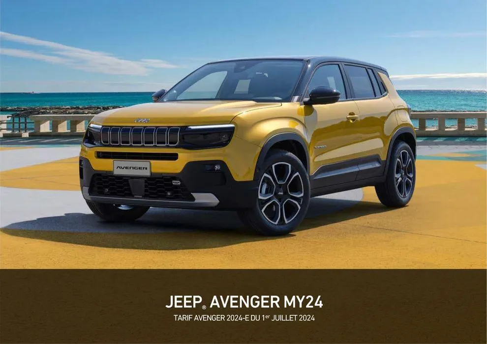JEEP AVENGER MY24 du 9 septembre au 31 août 2025 - Catalogue page 1