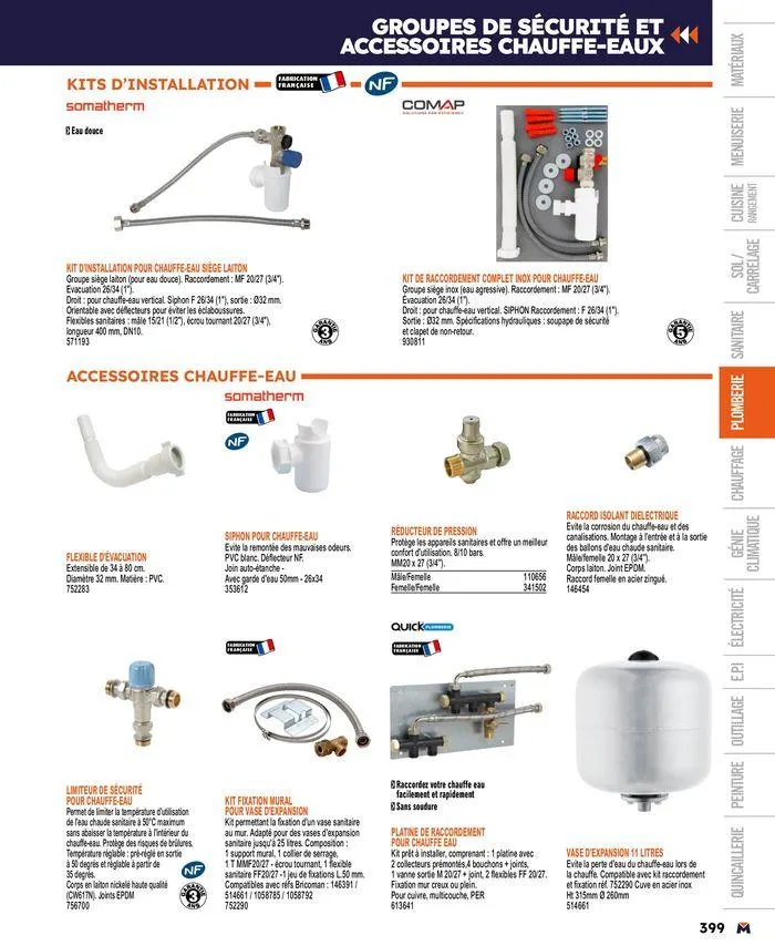 Guide produits 2024 du 15 mars au 31 décembre 2024 - Catalogue page 399