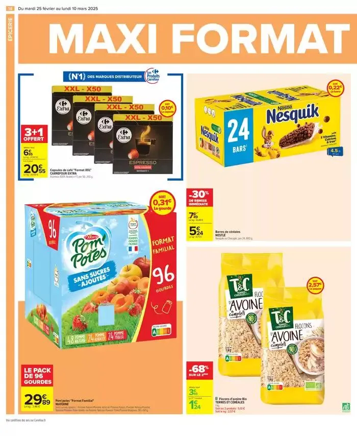 SPÉCIAL MAXI FORMAT du 25 février au 10 mars 2025 - Catalogue page 20