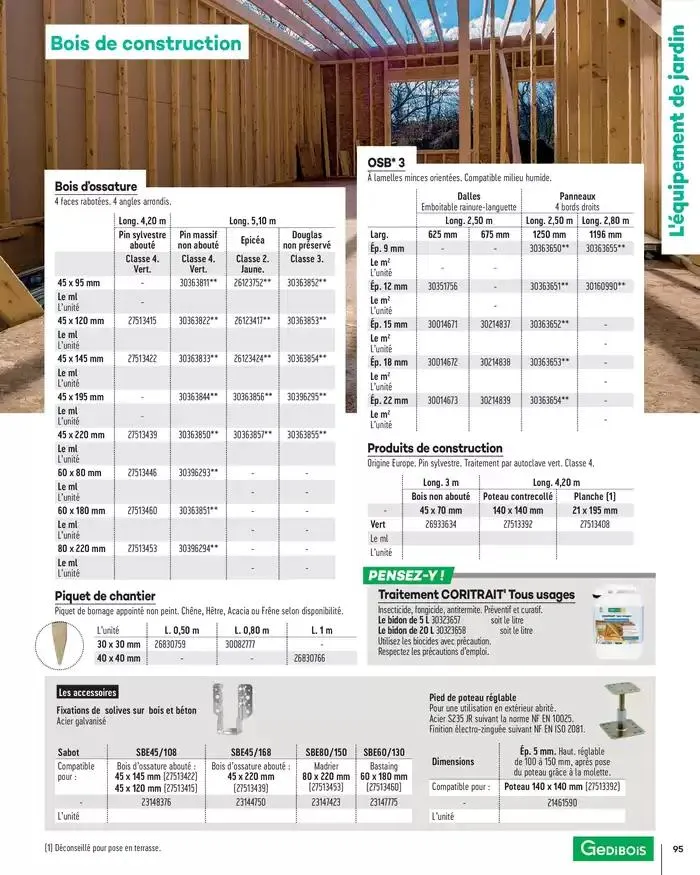 Aménagements Extérieurs 2025 du 1 janvier au 31 décembre 2025 - Catalogue page 95