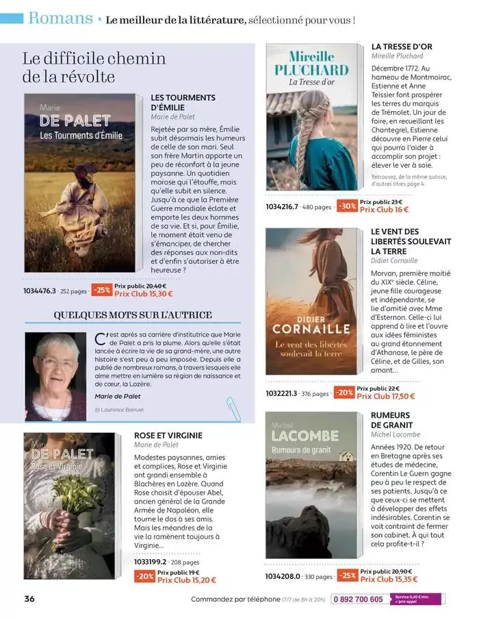 Mars - Avril 2025 du 4 mars au 30 avril 2025 - Catalogue page 36