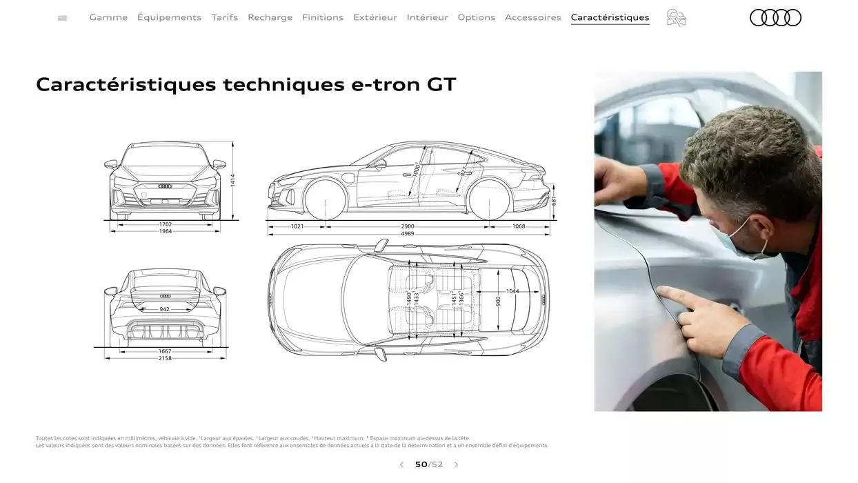 Audi e-tron GT du 7 janvier au 31 janvier 2026 - Catalogue page 50