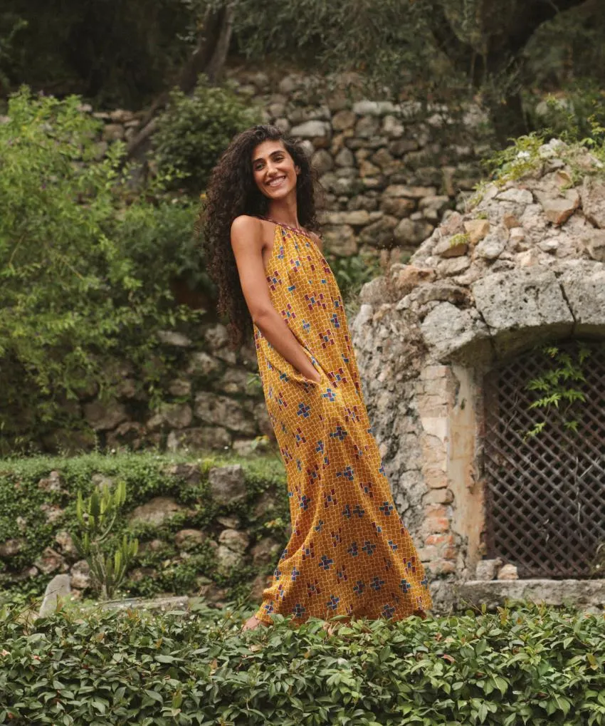 Robe Longue Alice imprimé Mosaïques