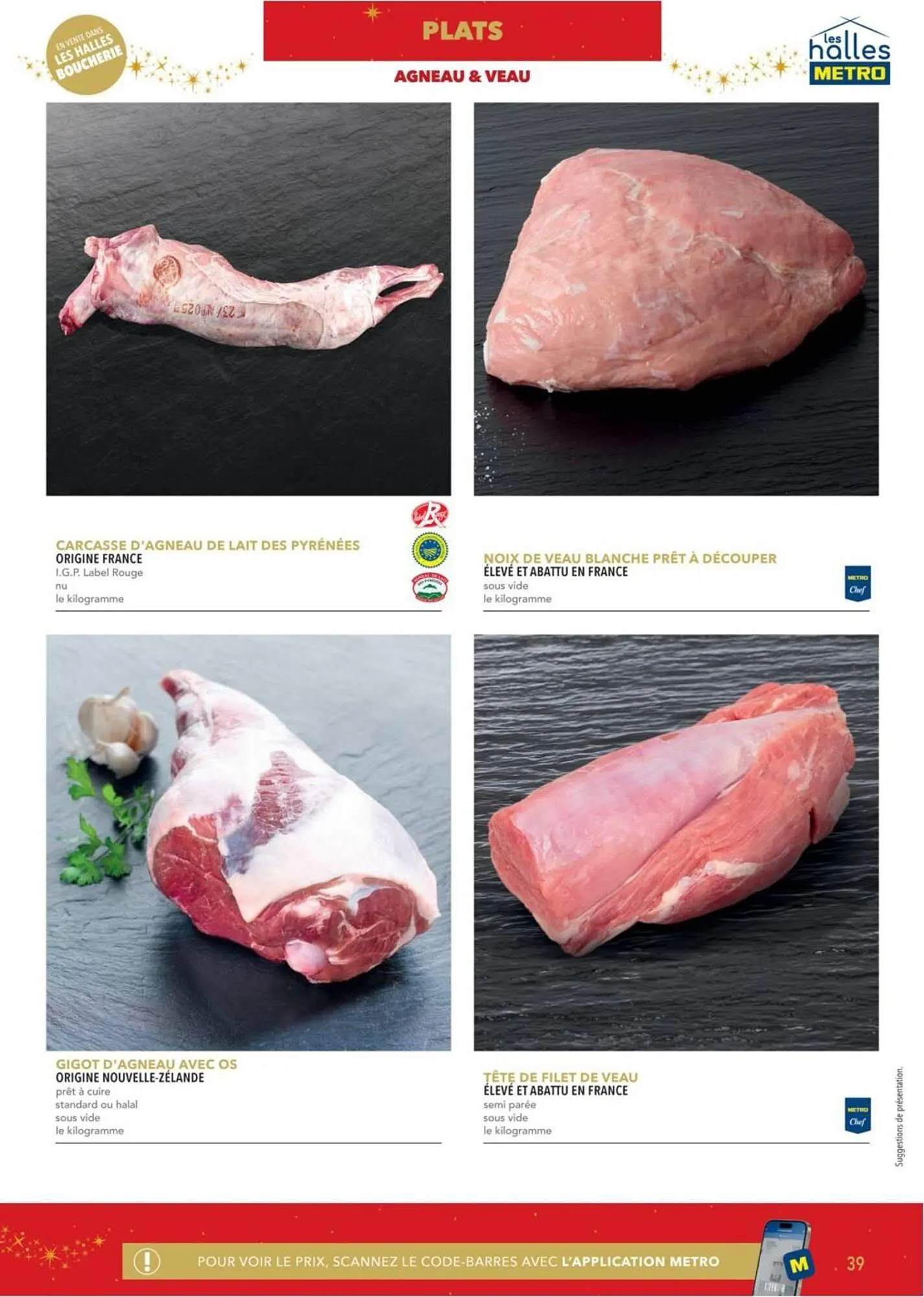 Catalogue METRO du 16 octobre au 31 décembre 2025 - Catalogue page 39