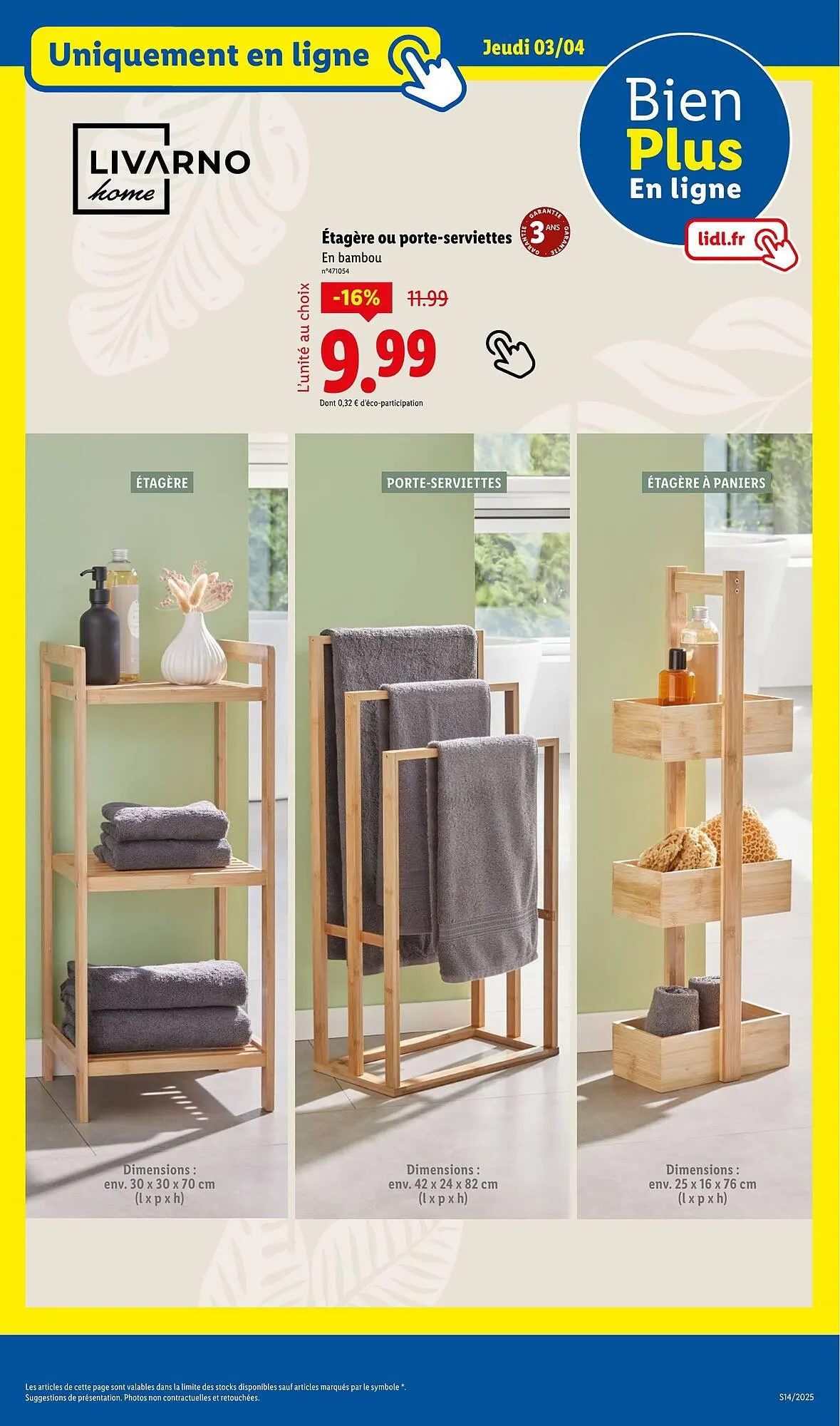 Catalogue Lidl du 3 avril au 9 avril 2025 - Catalogue page 43