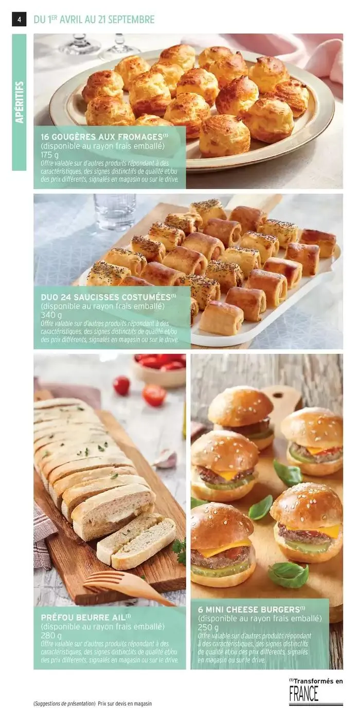 CATALOGUE TRAITEUR PRINTEMPS ETE du 1 avril au 21 septembre 2025 - Catalogue page 4