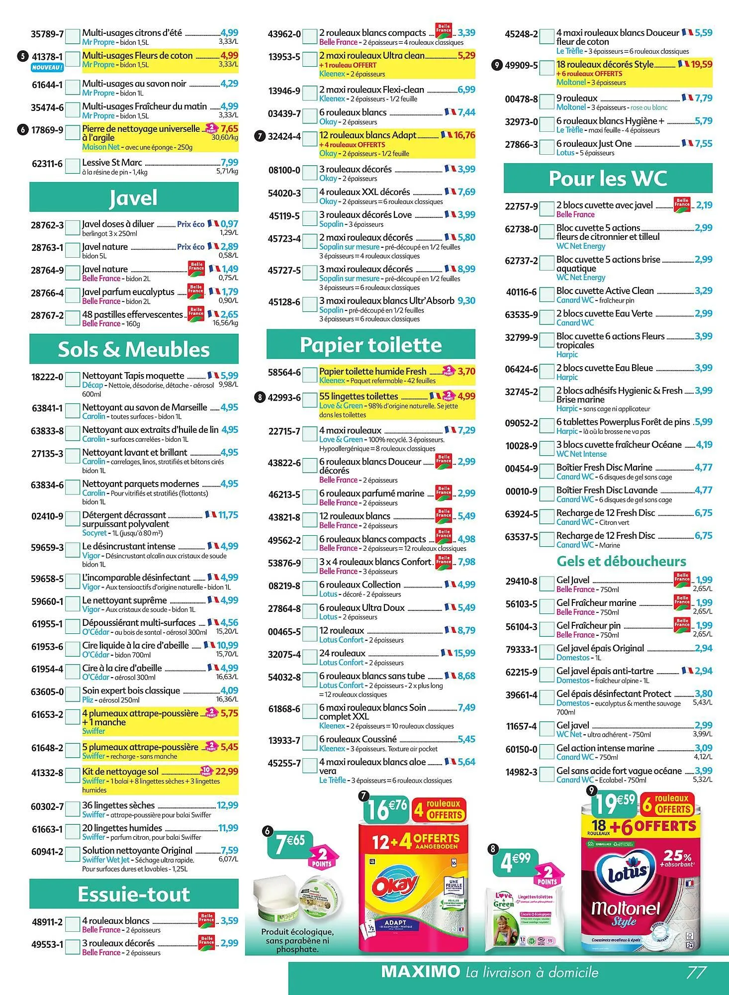 Catalogue Maximo du 5 août au 28 août 2025 - Catalogue page 77