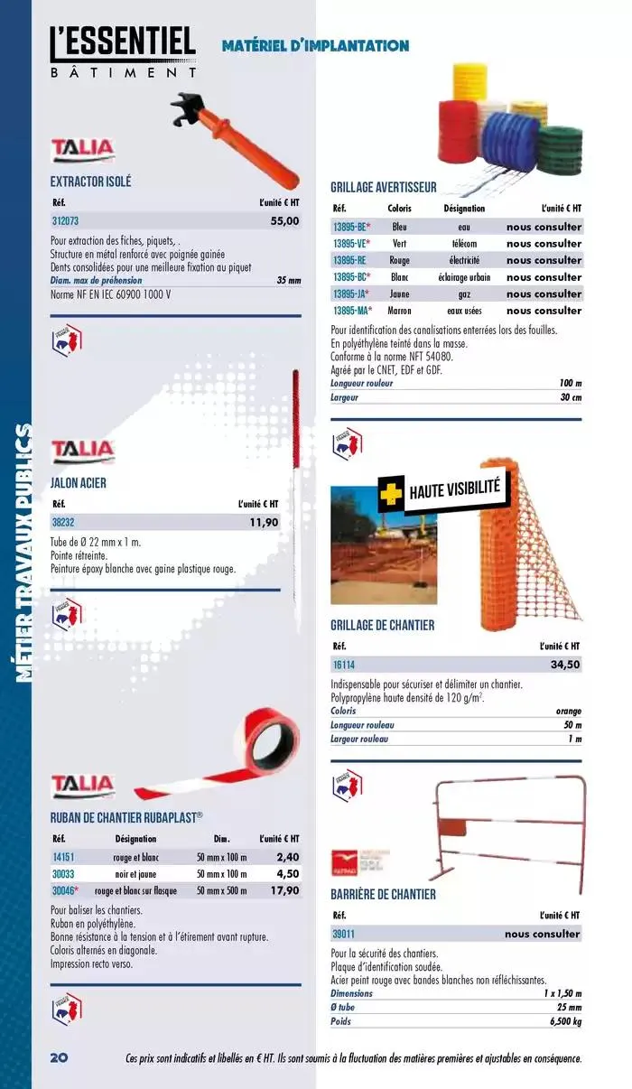 Essentiel Batiment 2025 du 3 janvier au 31 décembre 2025 - Catalogue page 22