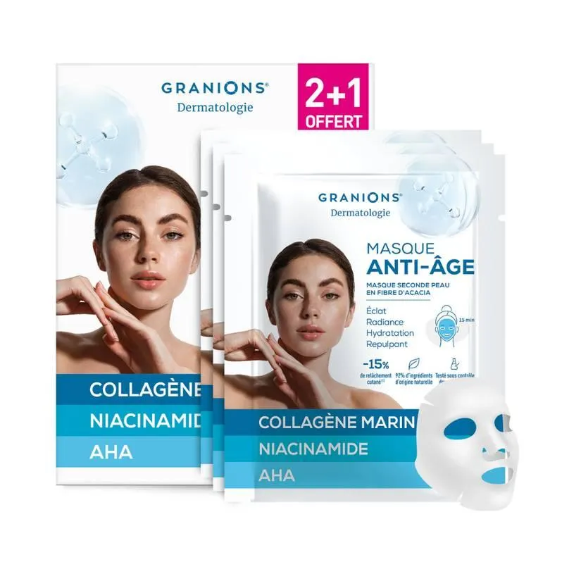 Masque Visage Éclat – Collagène & Hydratation