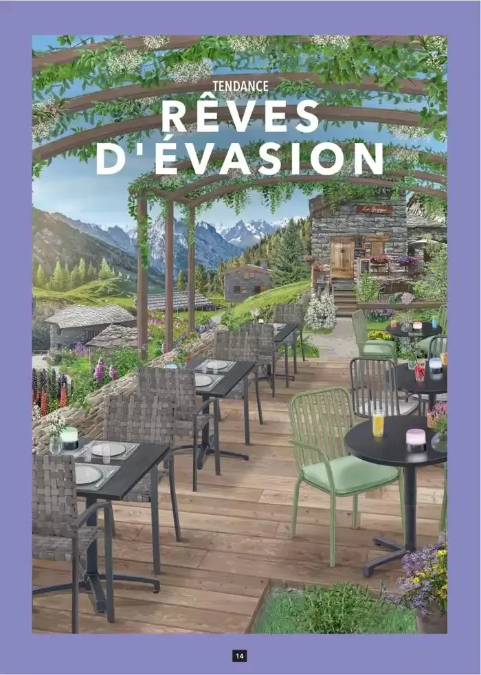 Metro #Terrasse édition 2025 du 30 janvier au 1 juillet 2025 - Catalogue page 14